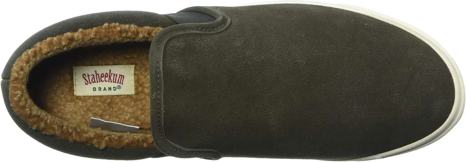 Staheekum Men's Plush Lined Sneaker Shoe with Memory Foam Insole Slipper