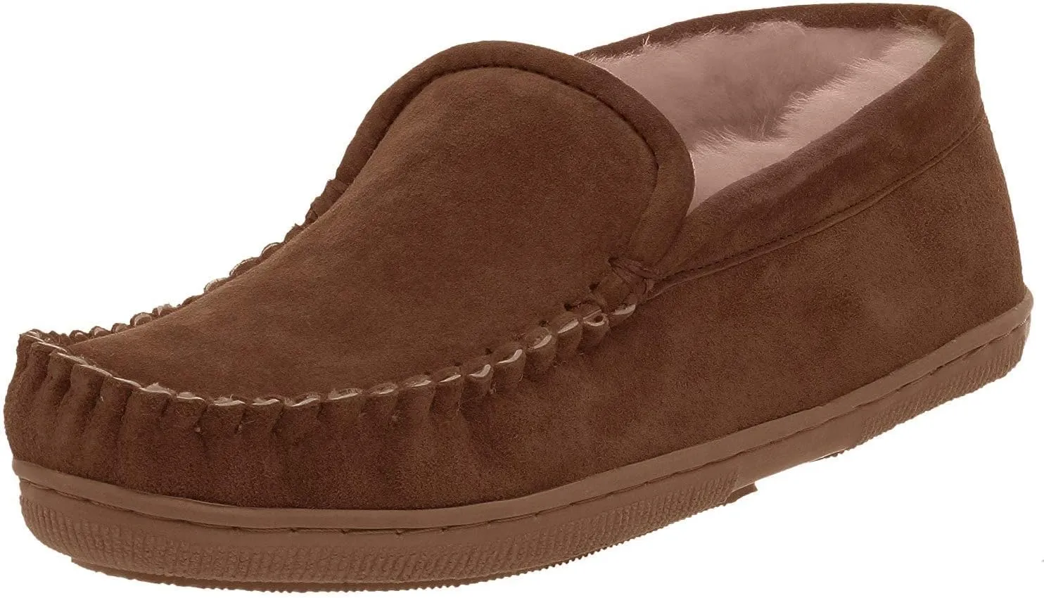 Staheekum Men's Plush Shearling Lined Slipper