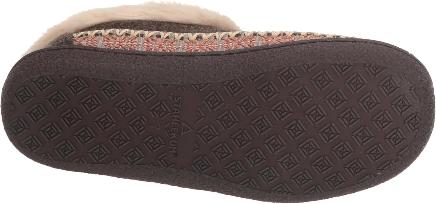 Staheekum Women's Plush Lined Slipper with Memory Foam Insole