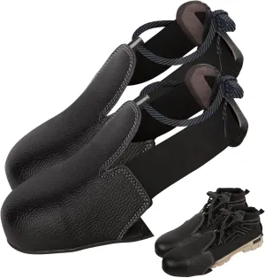 Steel Toe Covers for Shoes, Boot Steel Toe Cap Safety Inserts Shoe Covers with Adjustable Strap