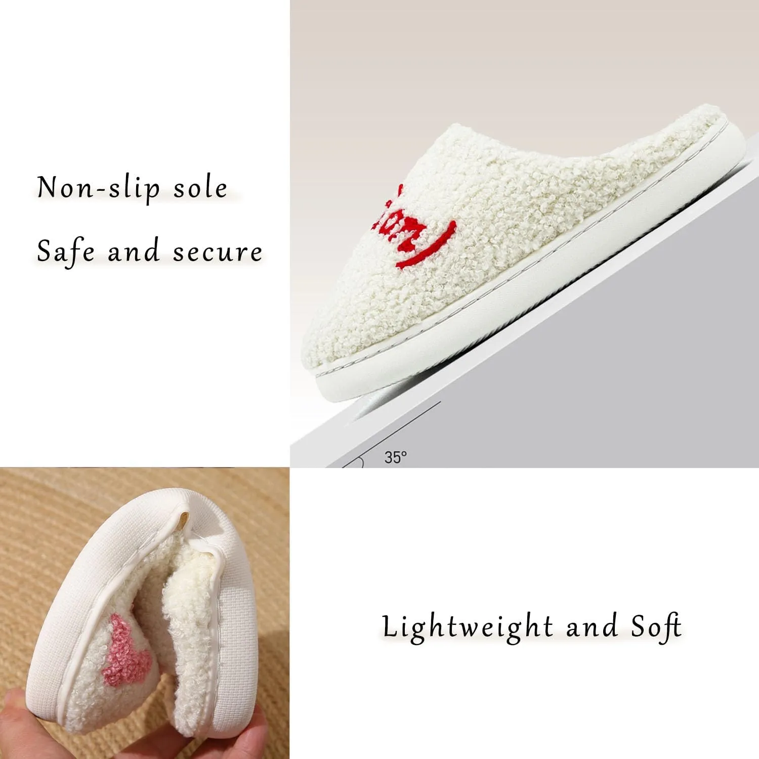 Taylors Slippers For Women Men, Comfy Ladies Bedroom Slipper, Birthday Gifts for Women, Cute House Shoe, Warm Fuzzy Indoor Memory Foam Slip on Shoes