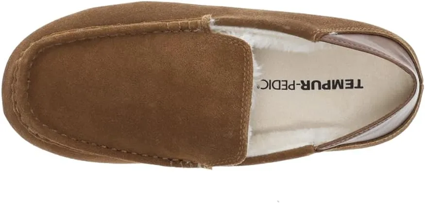 Tempur-Pedic Mens Tatum Moccasin Casual Slippers Casual - Brown