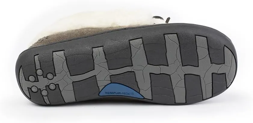 Tempur-Pedic Womens Laurin Moccasin Casual Slippers Casual - Black