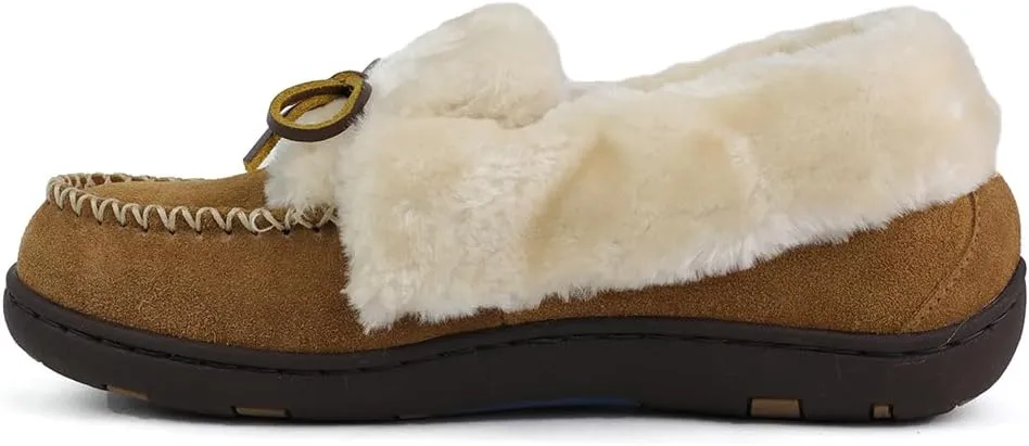 Tempur-Pedic Womens Laurin Moccasin Casual Slippers Casual - Black