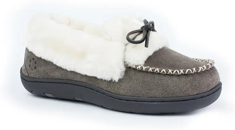 Tempur-Pedic Womens Laurin Moccasin Casual Slippers Casual - Black