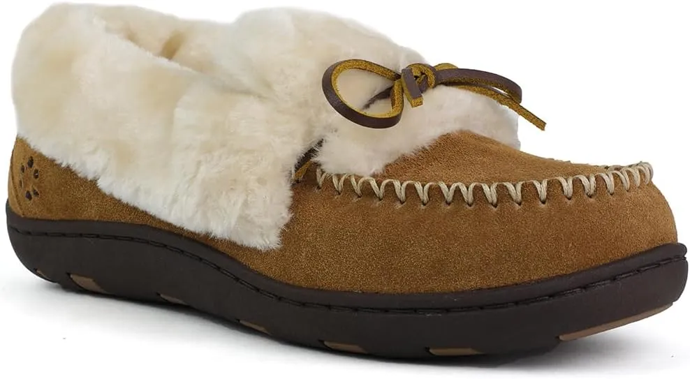 Tempur-Pedic Womens Laurin Moccasin Casual Slippers Casual - Black
