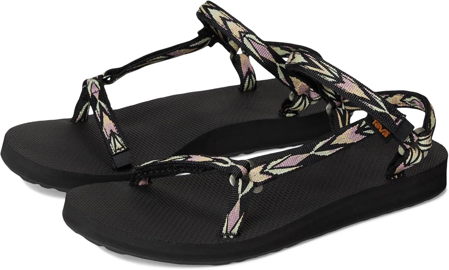 Teva Women's Original Universal Slim Sport Sandal, Archive Wings Root, 8