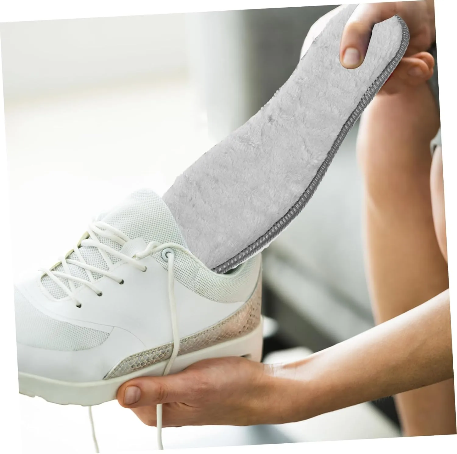 Thickened Insoles Winter Insoles Layer Furry Shoe Inserts for Boots Work Boots