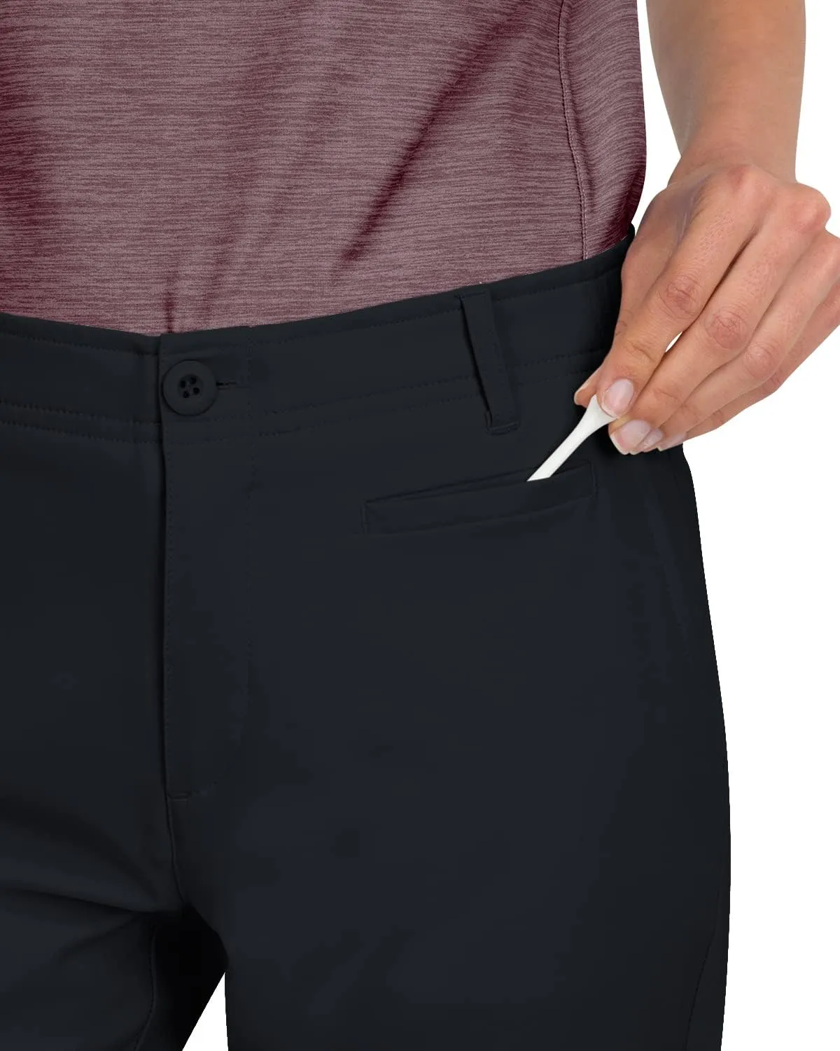 Three Sixty Six Women’s Quick Dry Golf Pants - Front Coin Pocket, 4-Way Stretc, Anti-Odor & Moisture Wicking Fabric