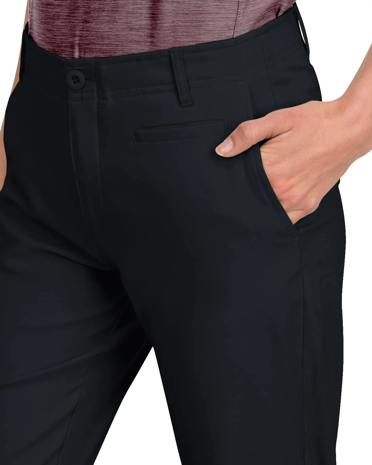 Three Sixty Six Women’s Quick Dry Golf Pants - Front Coin Pocket, 4-Way Stretc, Anti-Odor & Moisture Wicking Fabric