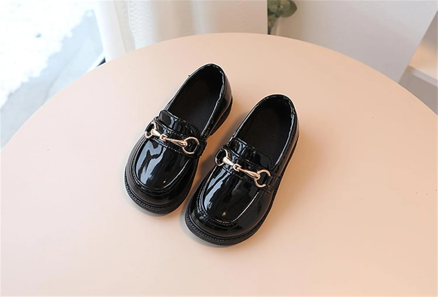 Toddler Boy’s Girl’s Dress Shoes Comfort Lace-Up Oxford School Uniform Shoes Loafer Flats