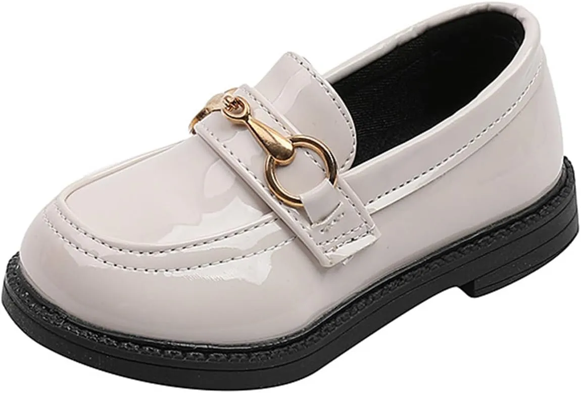 Toddler Boy’s Girl’s Dress Shoes Comfort Lace-Up Oxford School Uniform Shoes Loafer Flats