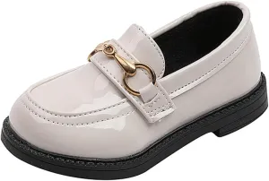 Toddler Boy’s Girl’s Dress Shoes Comfort Lace-Up Oxford School Uniform Shoes Loafer Flats