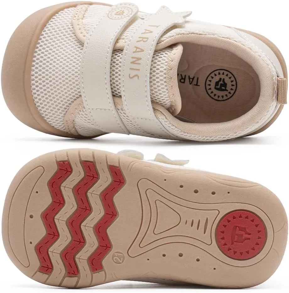 Toddler Shoes Boys Girls Non-Slip Infant Sneaker Rubber Sole Baby Crib First Walker Shoes