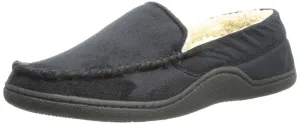 Totes Men's Microsuede Slipper with Sherpa Lining