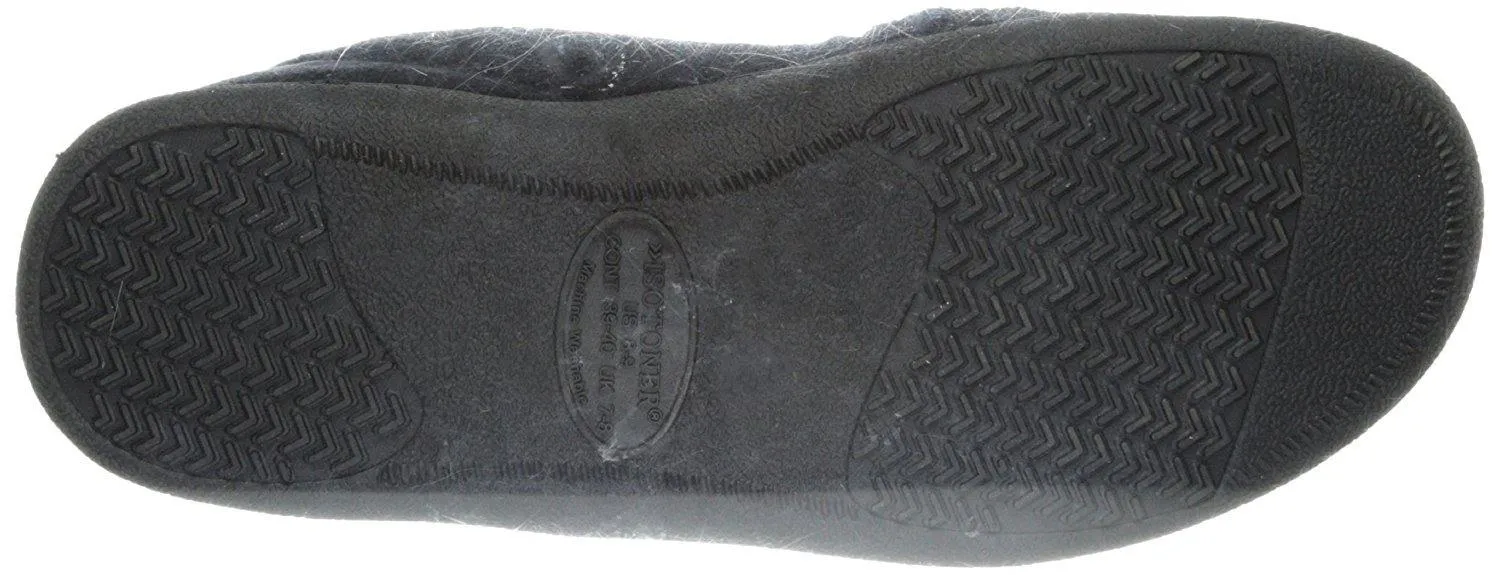 Totes Men's Microsuede Slipper with Sherpa Lining