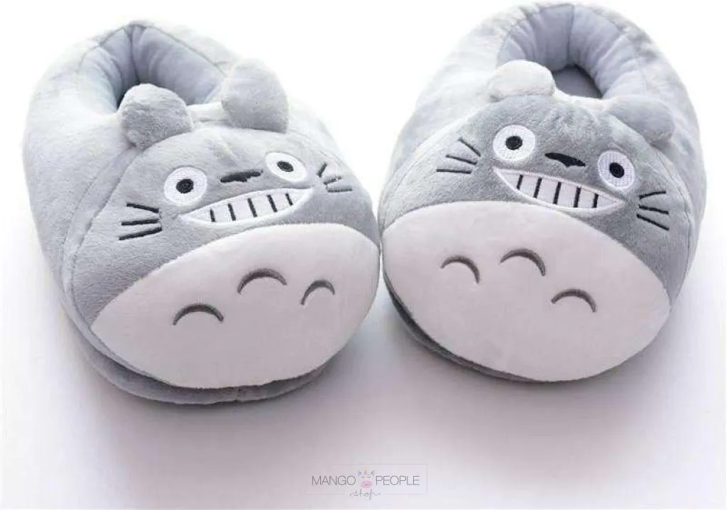 Totoro Plush Slippers