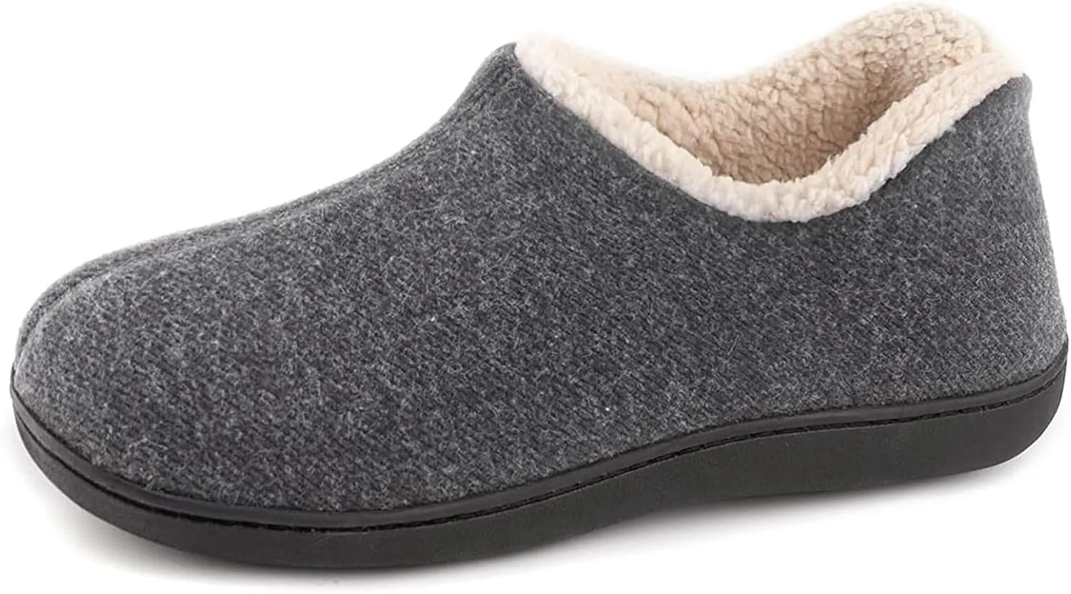 ULTRAIDEAS Women's Indoor Loafer House Slippers with Memory Foam, Ladies Warm Closed Back House Shoes with Non-Slip Outdoor Rubber Sole