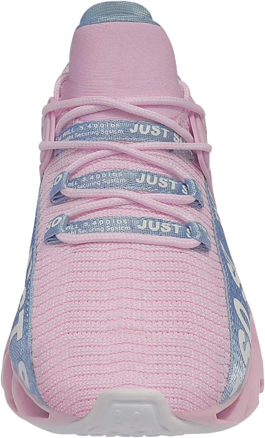 UMYOGO Women's Running Shoes Non Slip Athletic Tennis Walking Blade Type Sneakers
