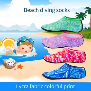 Unisex Light Water Shoes Women Swimming Diving Socks Aqua Beach Sandal Flat Shoe for Men Seaside Non-Slip Sneaker Socks Slipper