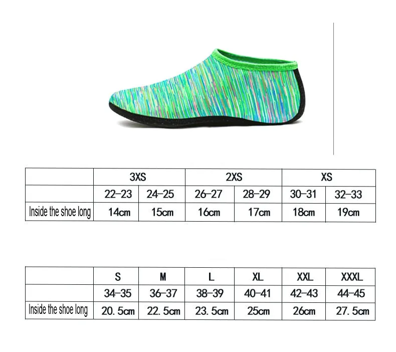 Unisex Light Water Shoes Women Swimming Diving Socks Aqua Beach Sandal Flat Shoe for Men Seaside Non-Slip Sneaker Socks Slipper