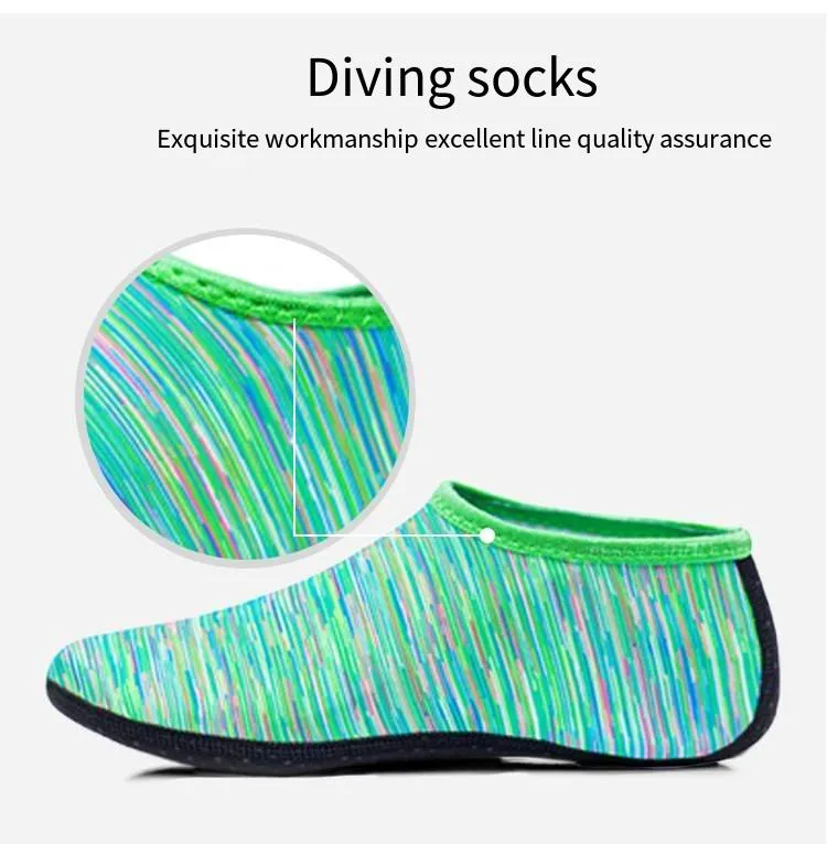 Unisex Light Water Shoes Women Swimming Diving Socks Aqua Beach Sandal Flat Shoe for Men Seaside Non-Slip Sneaker Socks Slipper