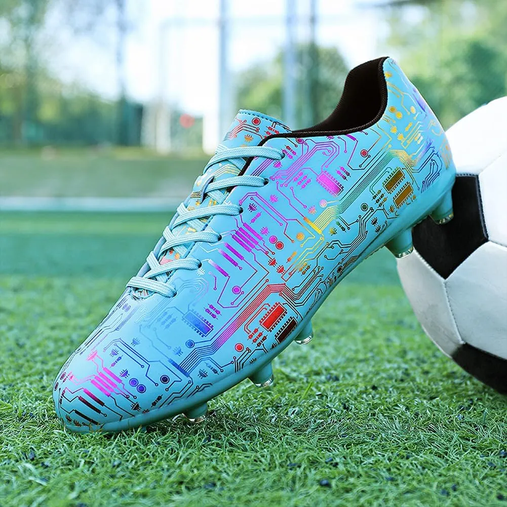 Unisex Low Top AG Sports Soccer Cleats Training Shoes Non-Slip Wear Resistant Football Shoes
