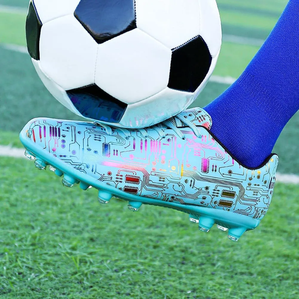 Unisex Low Top AG Sports Soccer Cleats Training Shoes Non-Slip Wear Resistant Football Shoes