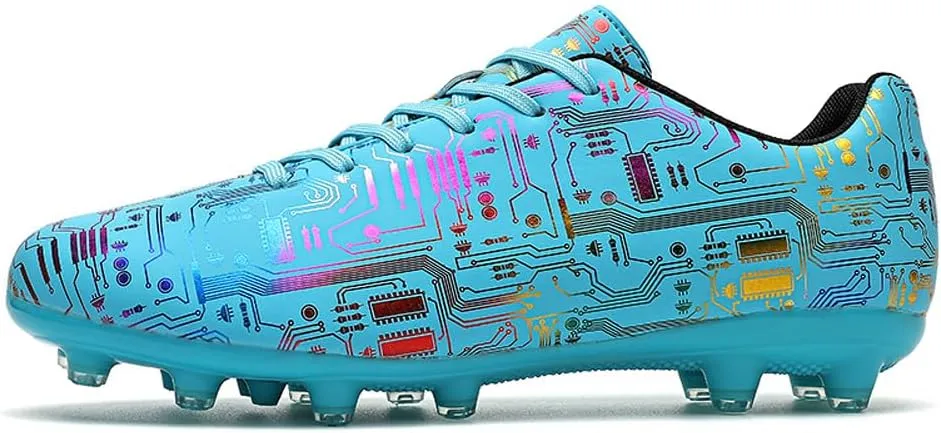 Unisex Low Top AG Sports Soccer Cleats Training Shoes Non-Slip Wear Resistant Football Shoes
