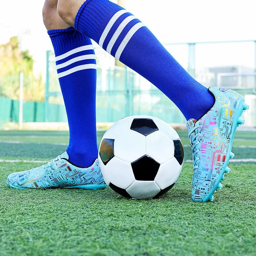 Unisex Low Top AG Sports Soccer Cleats Training Shoes Non-Slip Wear Resistant Football Shoes