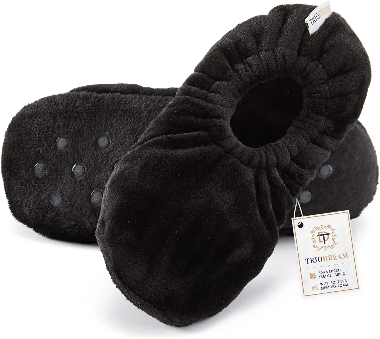 Velvet Plush Memory Foam Warm Slipper Socks For Women | Non-Slip One Size Fuzzy Socks For Women | Ultra Plush and Cozy Warmth Collection