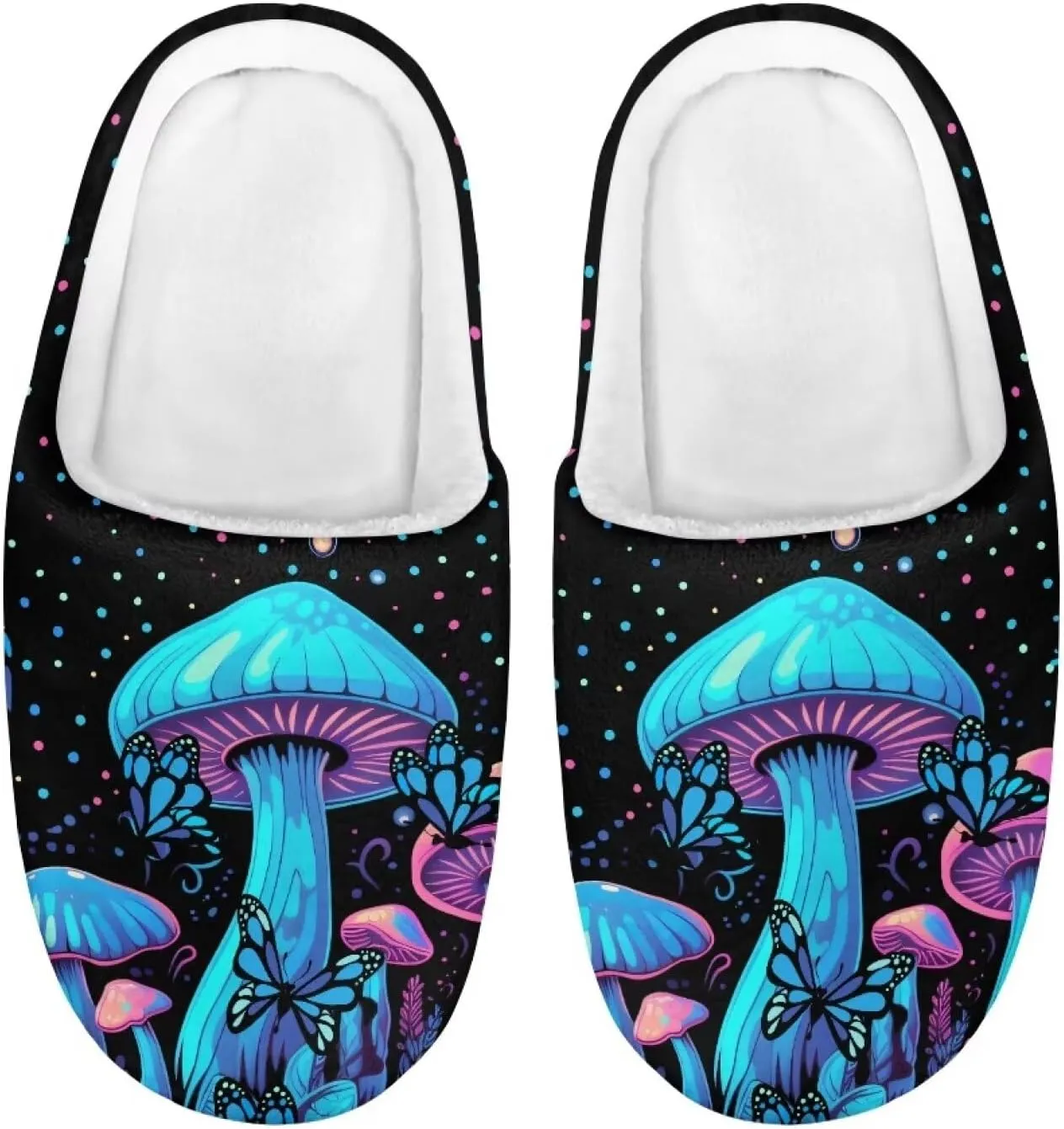 Veniyate House Slippers Cozy Plush Indoor Outdoor House Shoes Bedroom Slippers for Toddler Kid