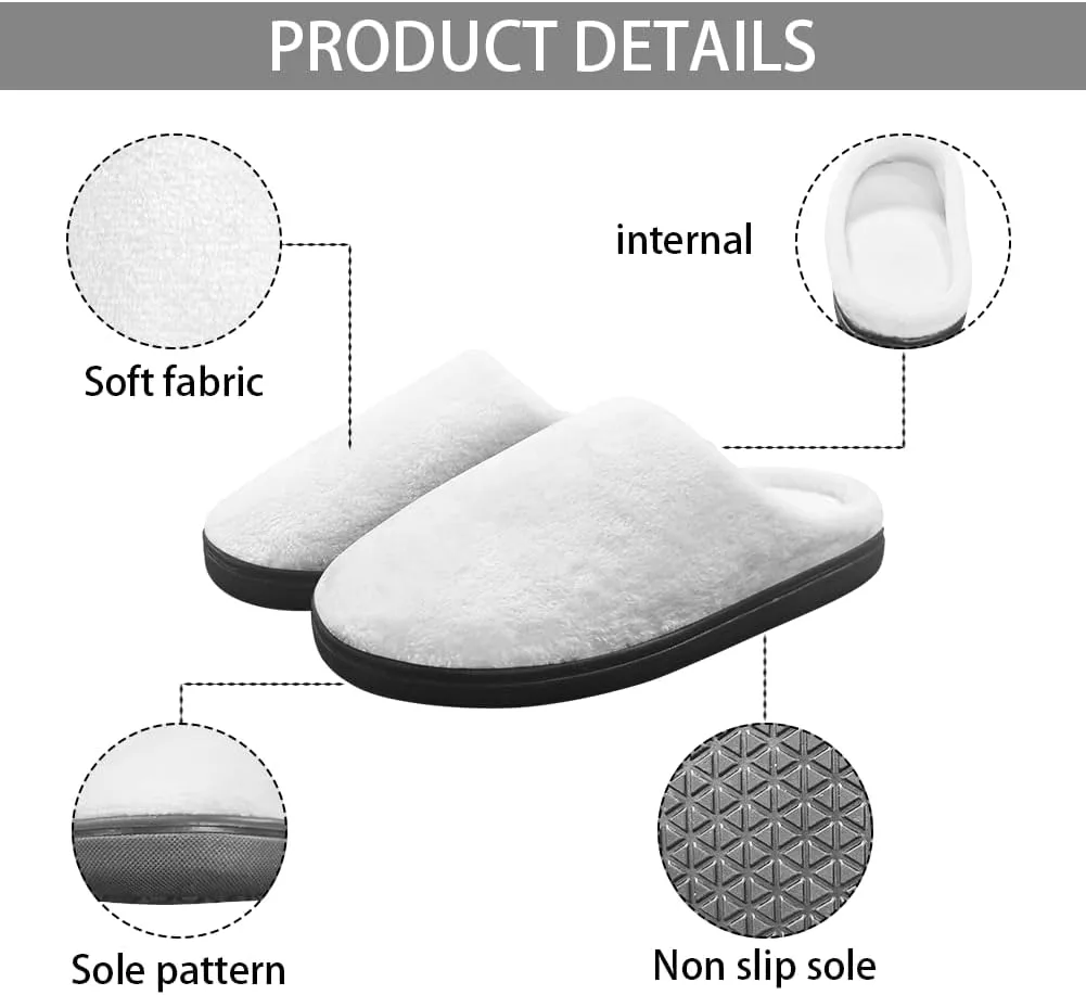 Veniyate Plush Warm Slippers for Girls Boys Kids Toddlers Winter Indoor House Home Shoes