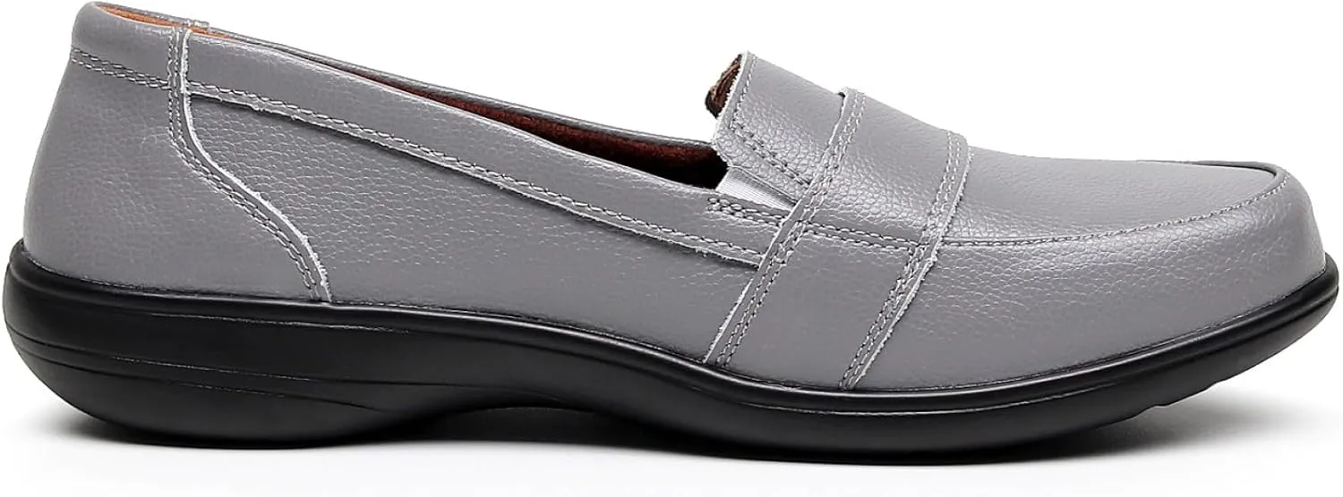 VenusCelia Women's Band Walking Flat Loafer