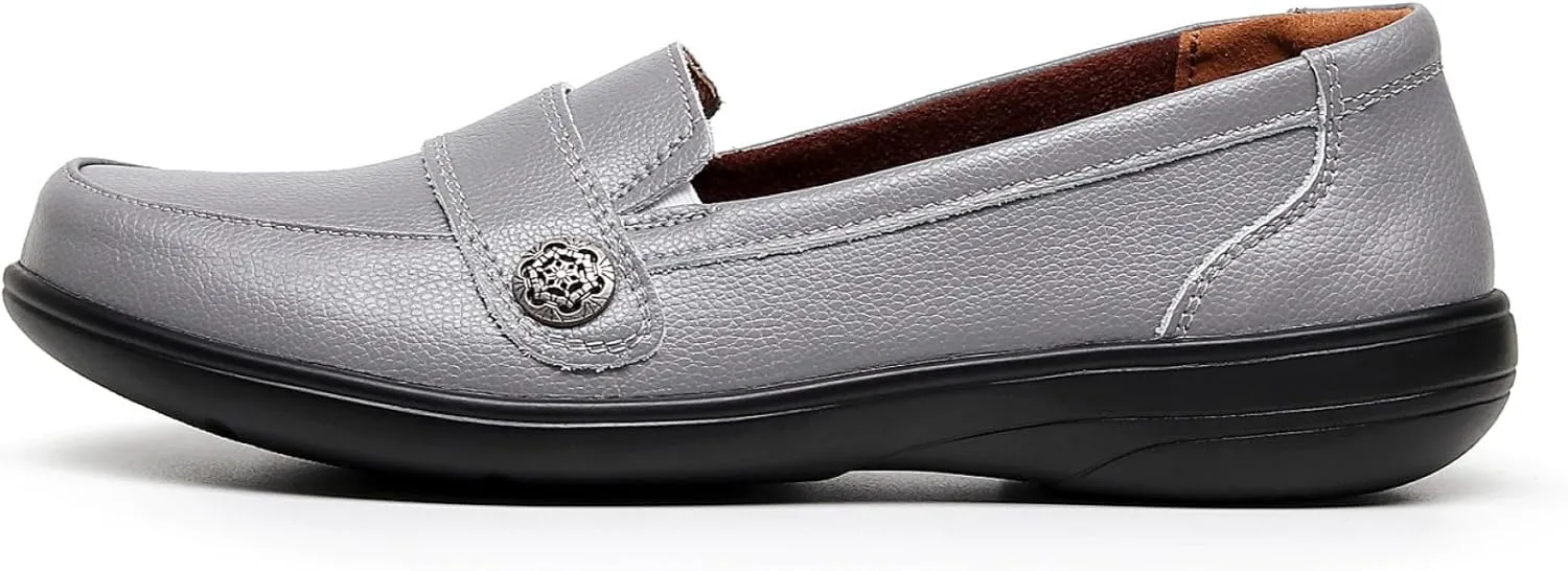 VenusCelia Women's Band Walking Flat Loafer