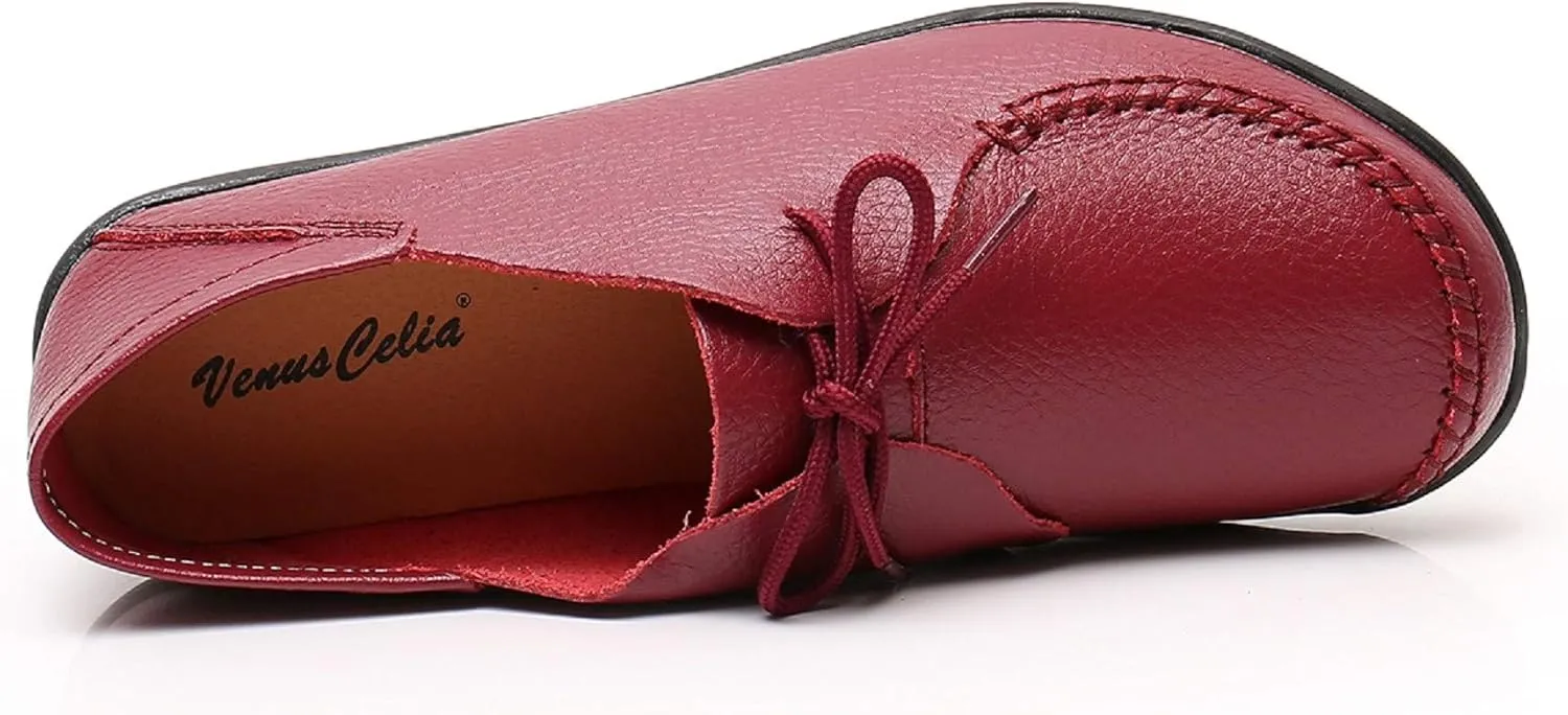 VenusCelia Women's Breathable Comfort Walking Office Flat Loafer