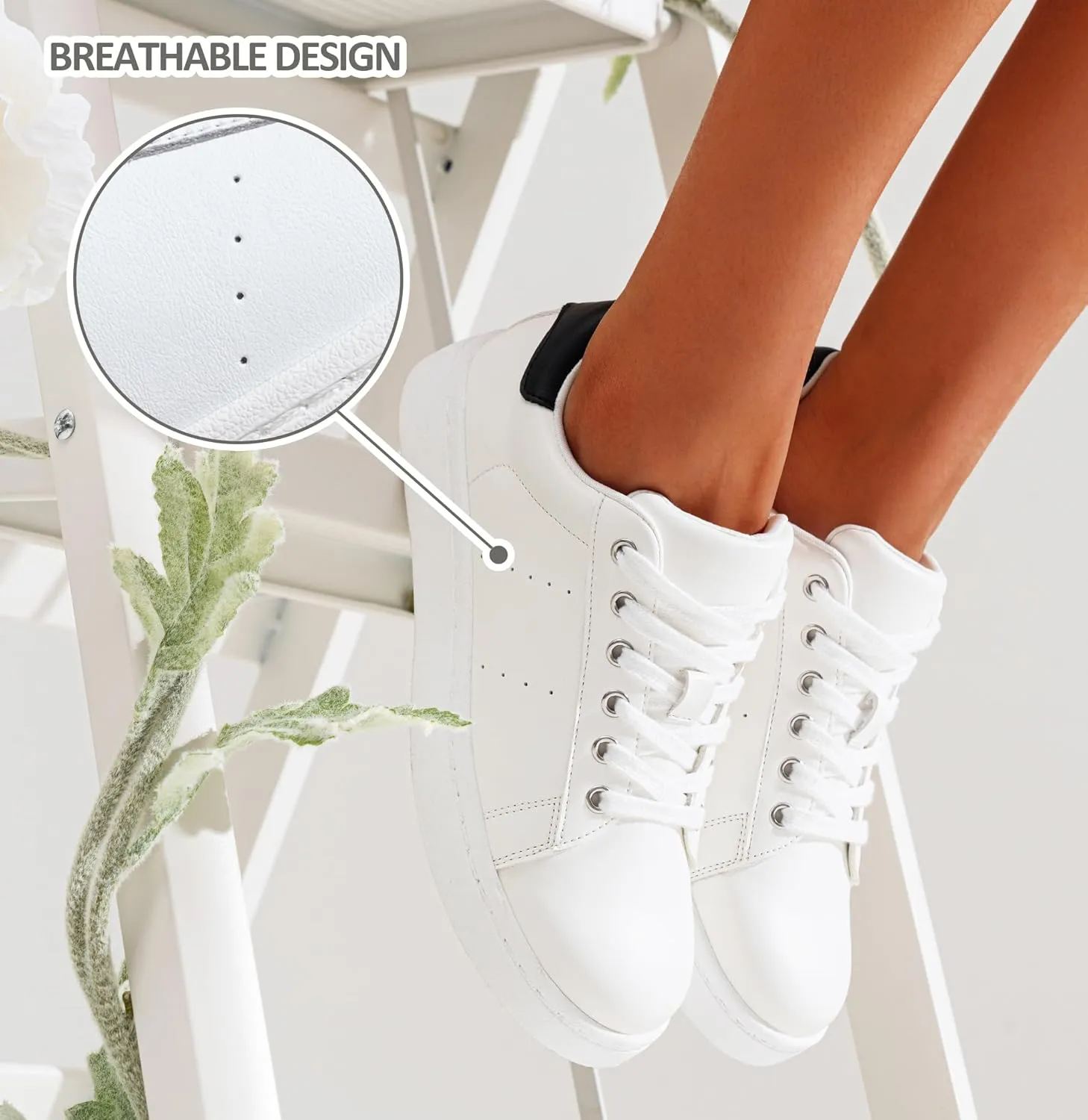 Vepose Women's Fashion Sneakers Casual Shoes Comfortable Dress Sneaker 2.0