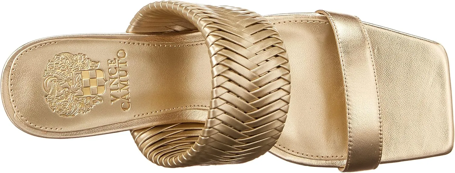 Vince Camuto Women's Shamira Woven Sandal Heeled