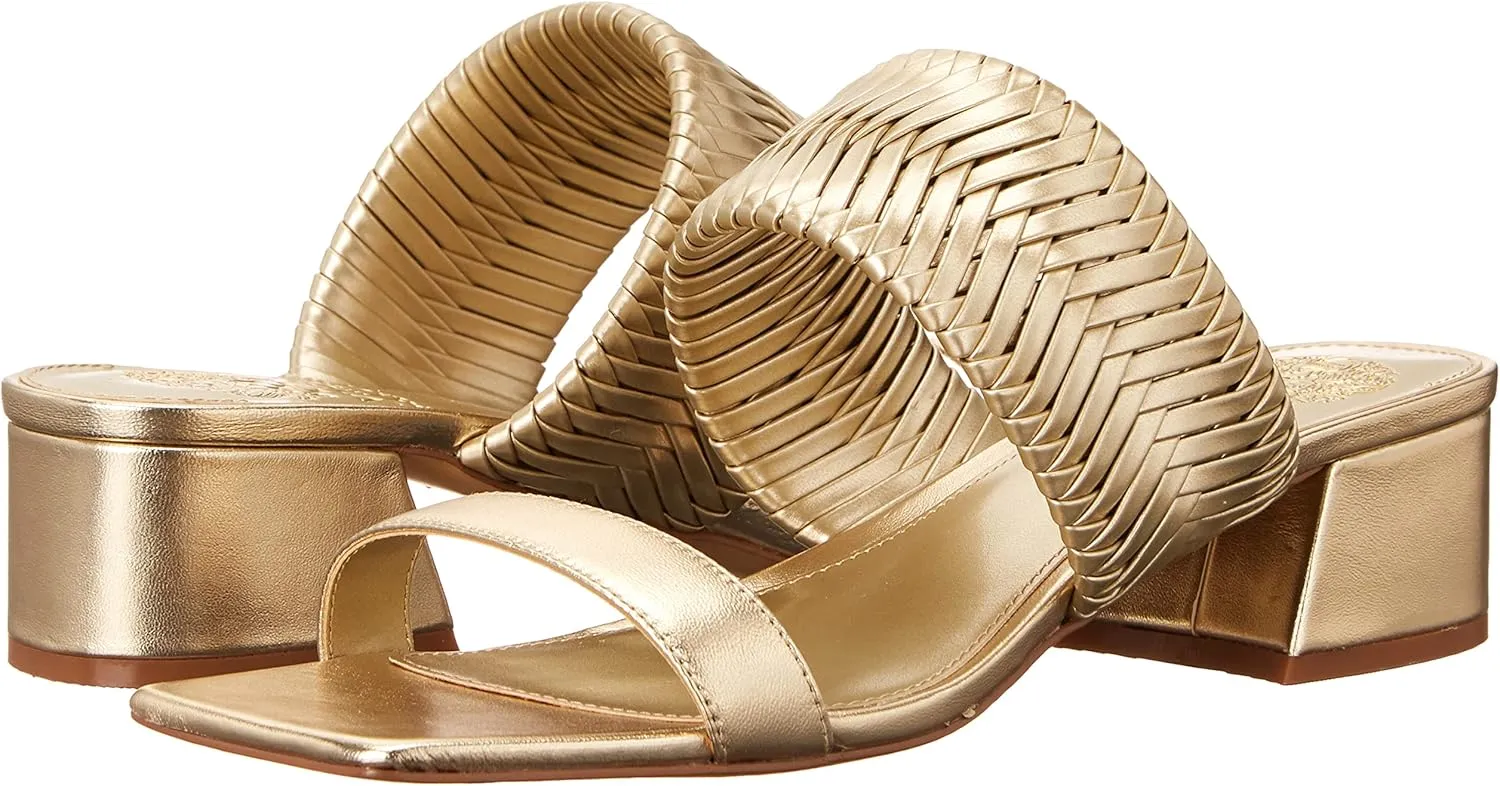Vince Camuto Women's Shamira Woven Sandal Heeled