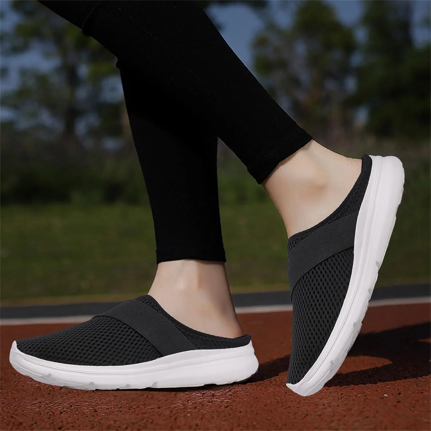 Walking Shoes Tennis Comfortable Fashion Women's Shoes Breathable Slip On Mesh Outdoor Leisure Casual Sneakers