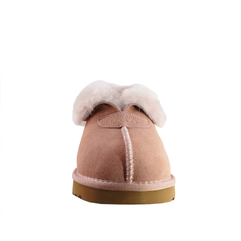 WARATAH UGG® Wool Collar Slipper - Pink