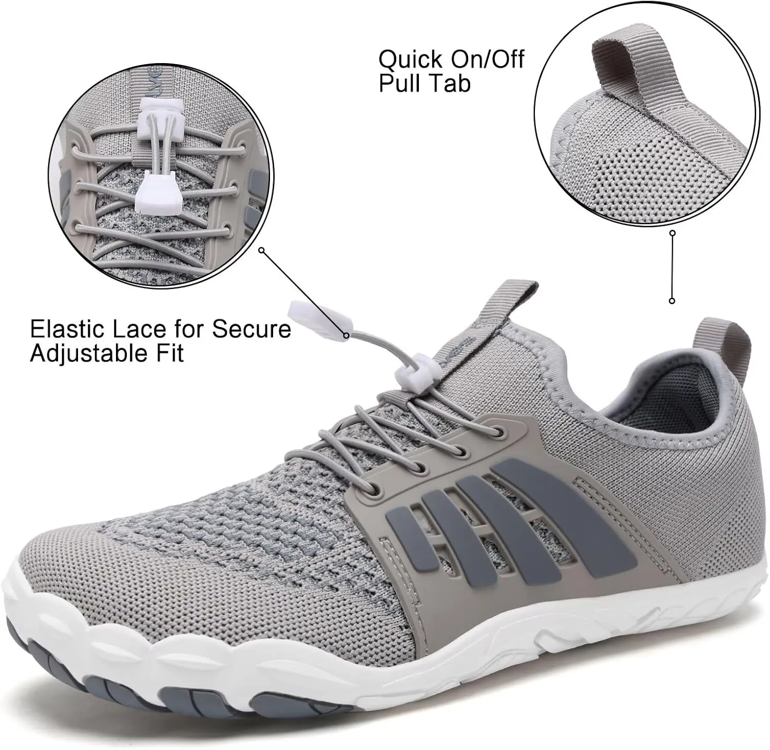 WateLves Barefoot Water Shoes for Women Men Quick Dry Aqua Swim Shoes for Outdoor Fishing Beach Pool Boat Surfing Walking