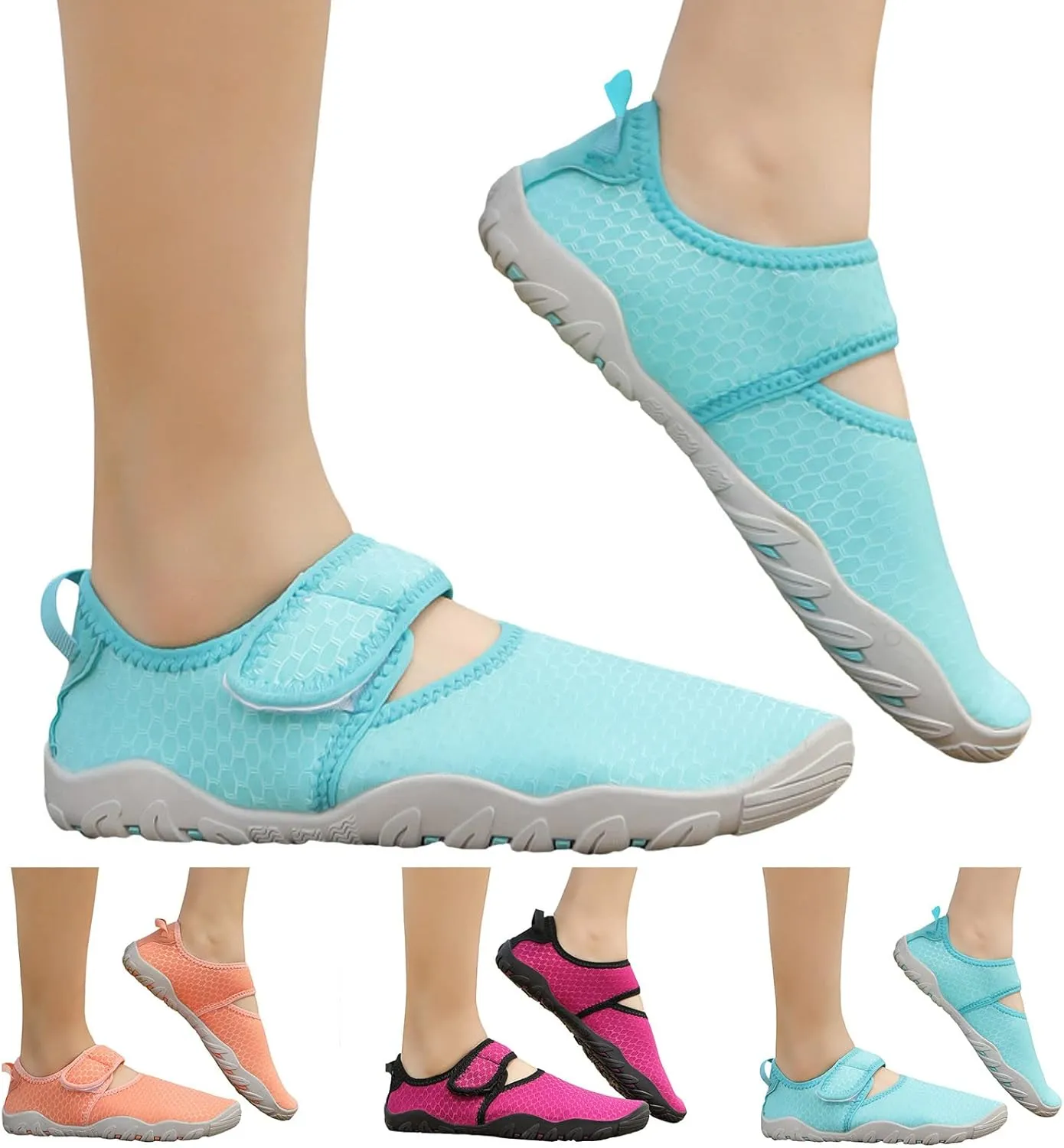 Water Shoes Men Size 9 Breathable Non Slip Athletic Hiking Water Shoes Women Extra Wide Water Shoes for Men Barefoot Quick Dry Aqua Yoga Socks for Pool Hiking Training Outdoor Water Sports