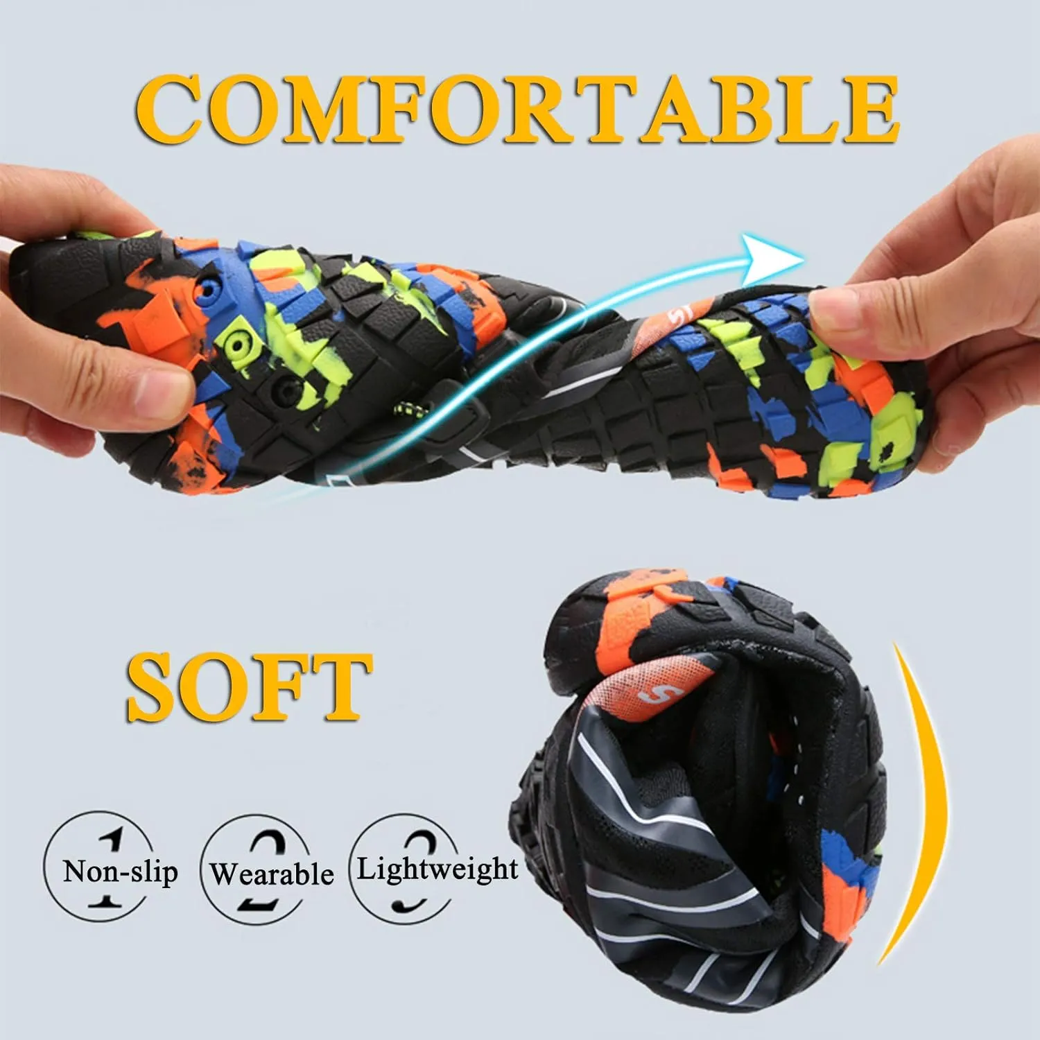 Water Shoes Men Women Barefoot Shoes Outdoor for Beach Aqua Swim Pool River Water Quick Dry Boating Fishing Diving Surfing with Yoga Aerobics