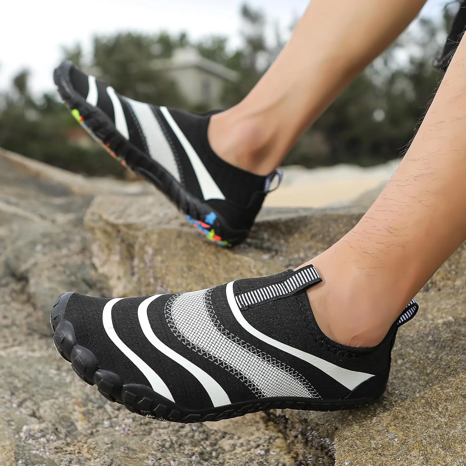 Water Shoes Womens Mens Quick-Dry Aqua Yoga Socks Barefoot Swim Pool Beach Shoes for Walking Hiking Diving Surf Ootdoor Water Sports