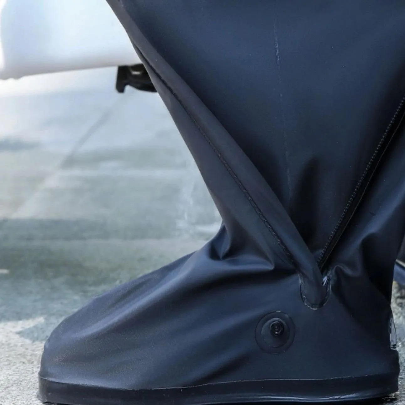 Waterproof Non-slip Overshoe Outer Wear Rain Shoes Wear-resistant High Tube Rain Booties
