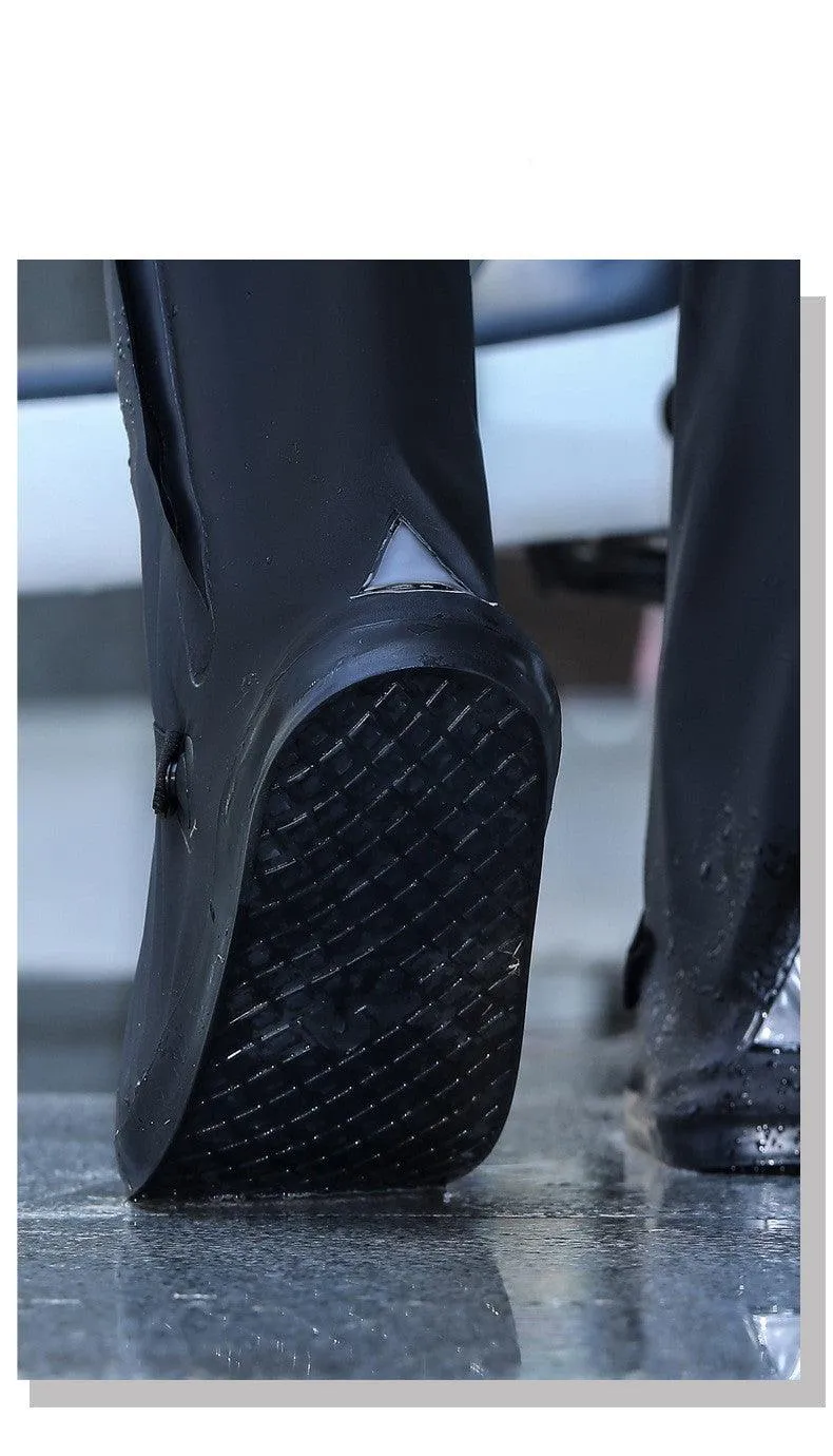 Waterproof Non-slip Overshoe Outer Wear Rain Shoes Wear-resistant High Tube Rain Booties