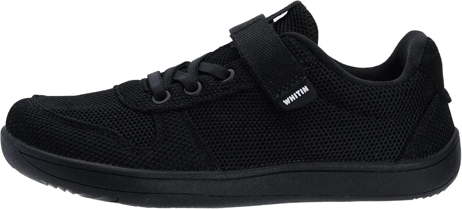 WHITIN Little/Big Kids Minimalist Barefoot Shoes   Zero Drop   Wide Sneaker for Boys/Girls