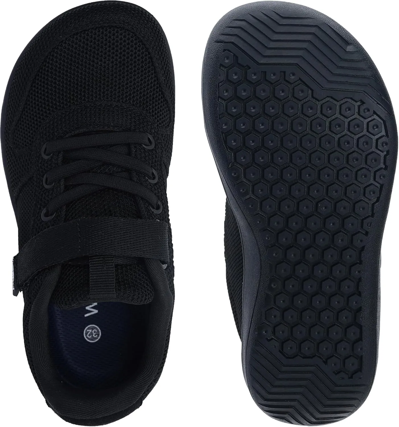 WHITIN Little/Big Kids Minimalist Barefoot Shoes   Zero Drop   Wide Sneaker for Boys/Girls