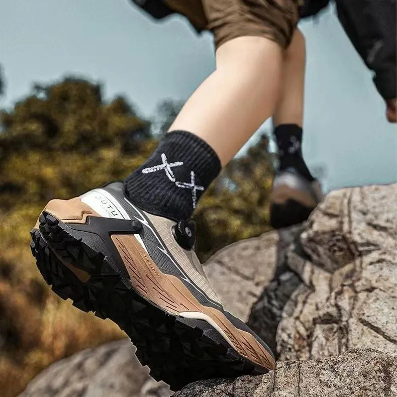 Wildking Men's Quick Response Automatic Buckle Hiking Shoes